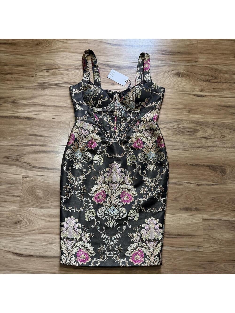 Lavish Alice Brocade Corset Dress Baroque Whimsigoth NWT